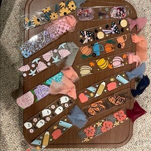 Colorful Patterned Bookmarks Set